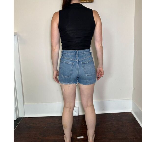 Madewell High Rise Denim Shorts Size 27 - Picture 4 of 13
